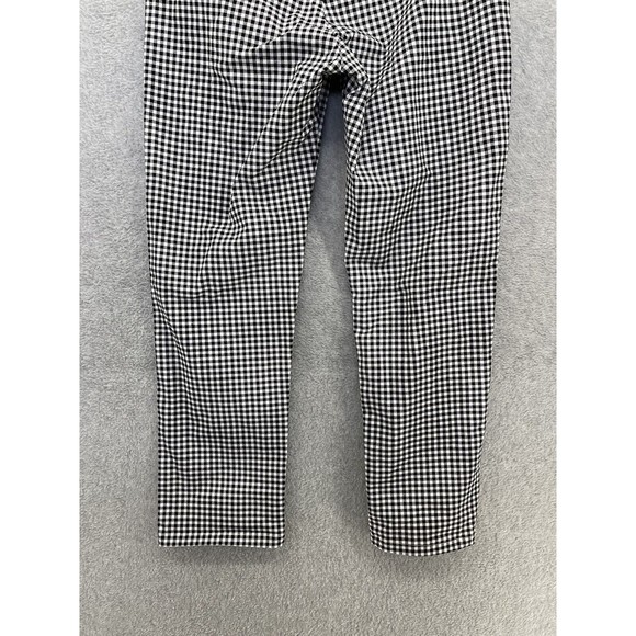 Cotton On Women's Sammi Capri Pants Size 2 Gingham Black White Veronica Check - Picture 5 of 12